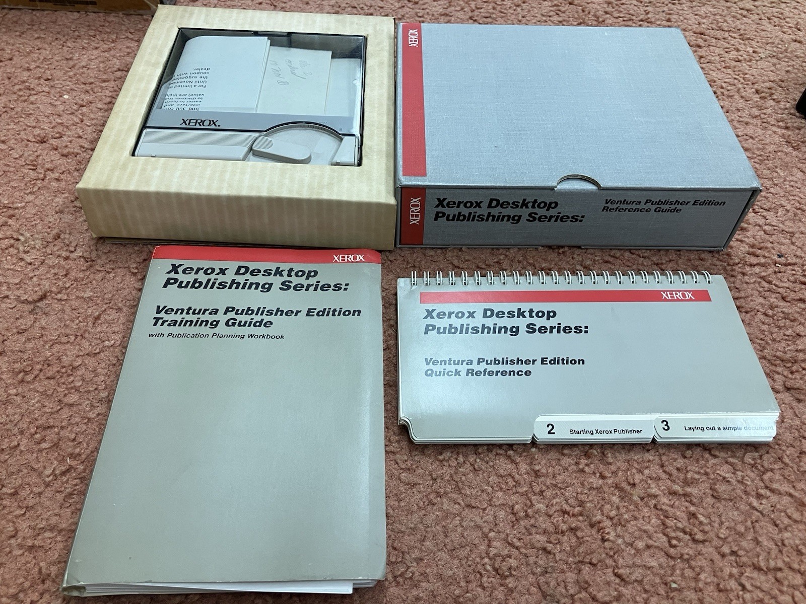 XEROX DESKTOP PUBLISHING / VENTURA PUBLISHER EDITION 1.1 / 5.25” DISKS / SER. #