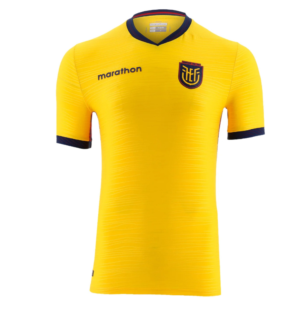 Marathon Ecuador 2026 Authentic Home Jersey - Bright Yellow/Dark Navy