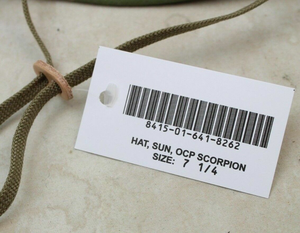 Military Camo Scorpion Boonie Cover - Army OCP Boonie Hat - USGI - Made in USA