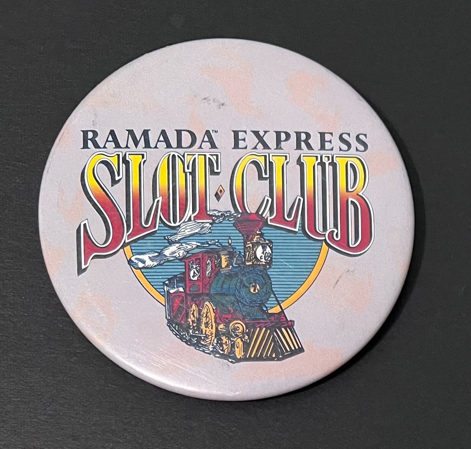Slot Club Train Hotel Casino Pin Ramada Express Now Tropicana Laughlin NV 1990s