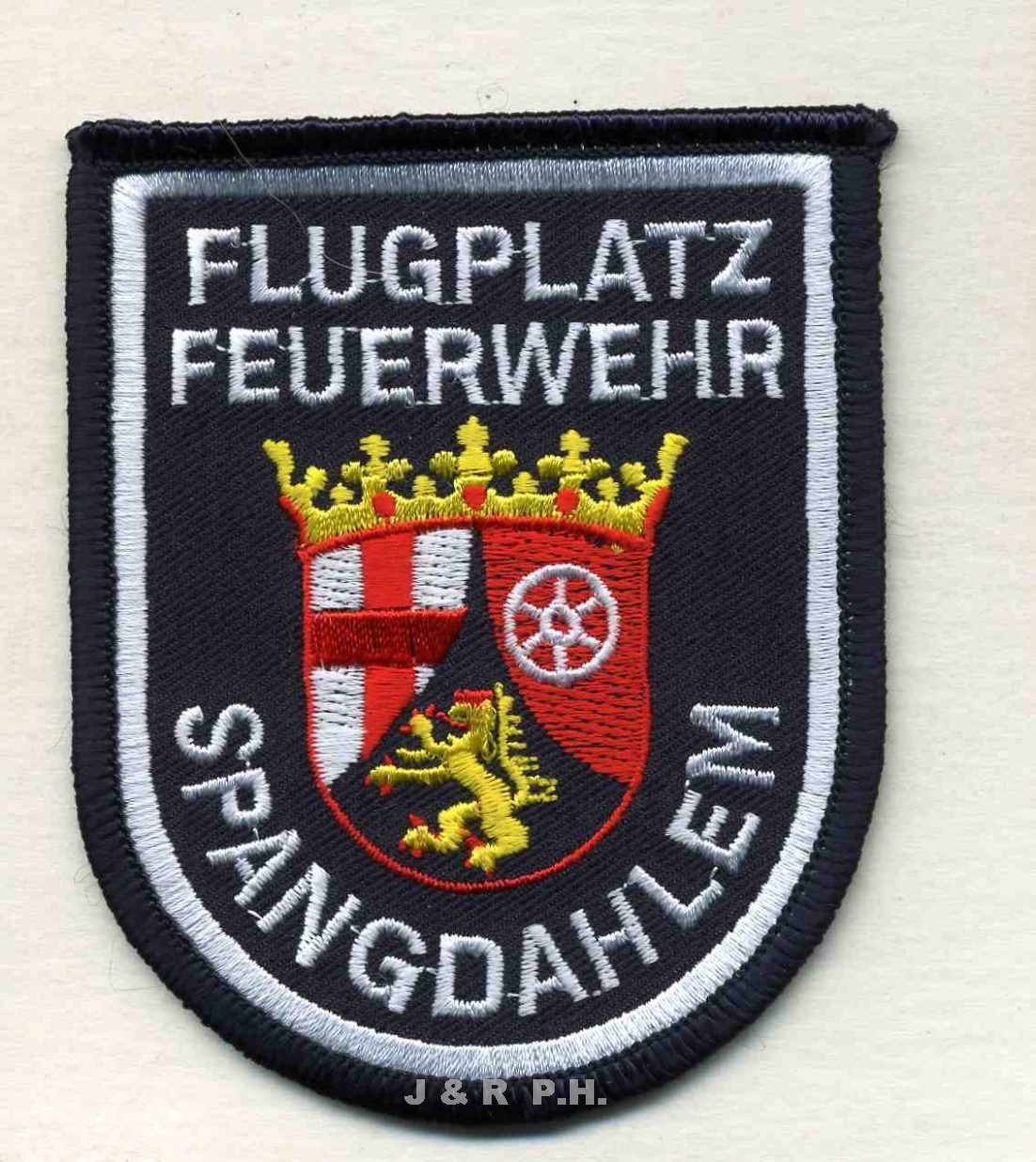 Spangdahlem Fire - Flugplatz Feuerwehr, Germany (3" x 3.75") fire patch