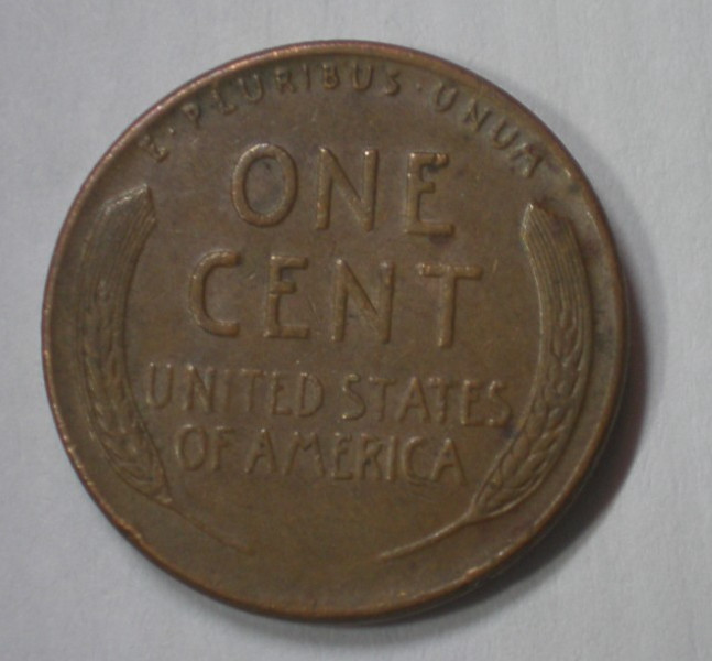 1956 MINT ERROR WHEAT CENT ('BIE' IN LIBERTY)