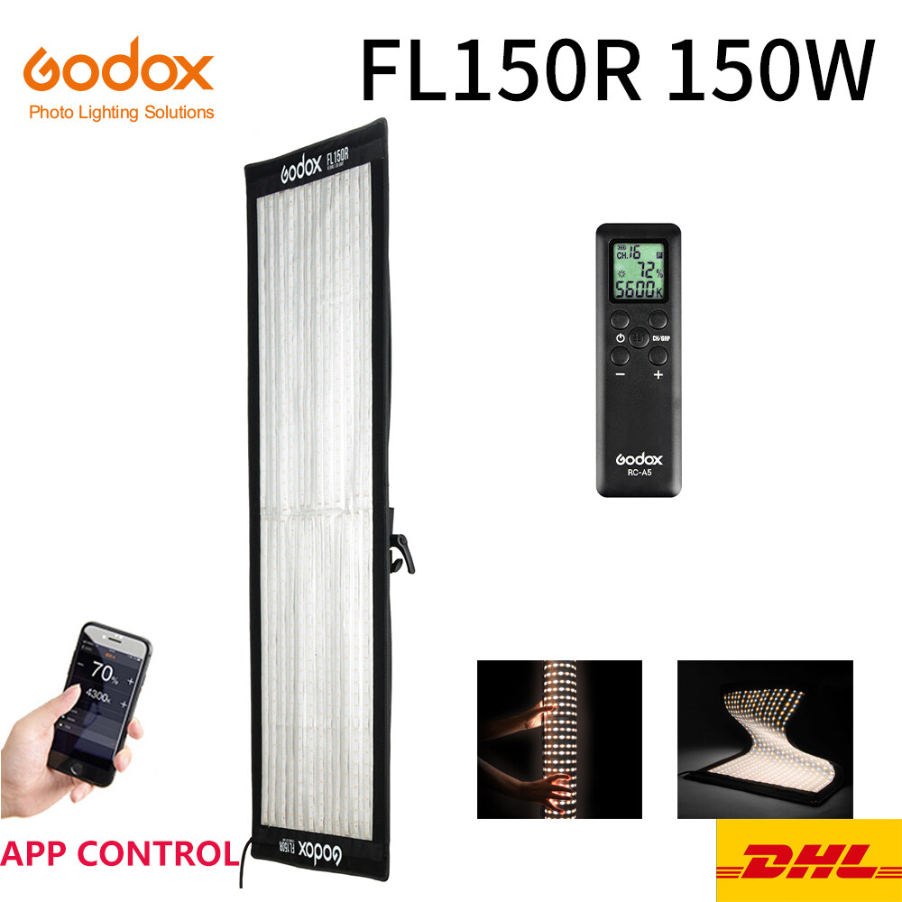 Godox FL150R 150W Flexible LED Video Light Rollable Cloth Lamp & Remote Control