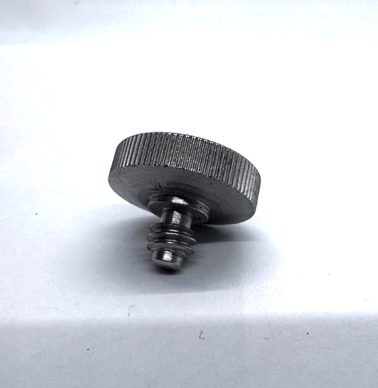 Vintage Metal Machined 1/4 Threaded Screw for Cameras