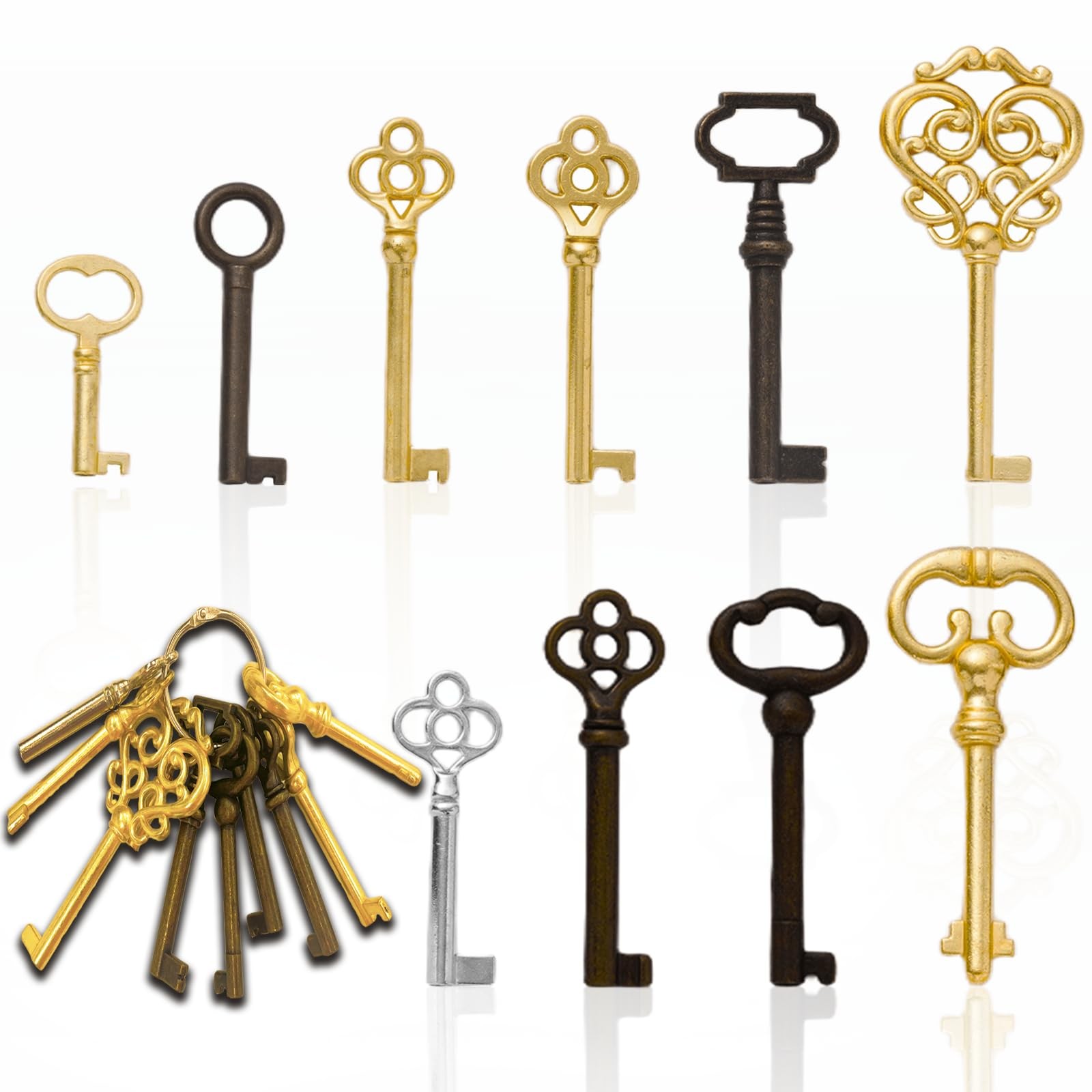 Skeleton Key Set, 10Keys Universal Skeleton Keys Replacement