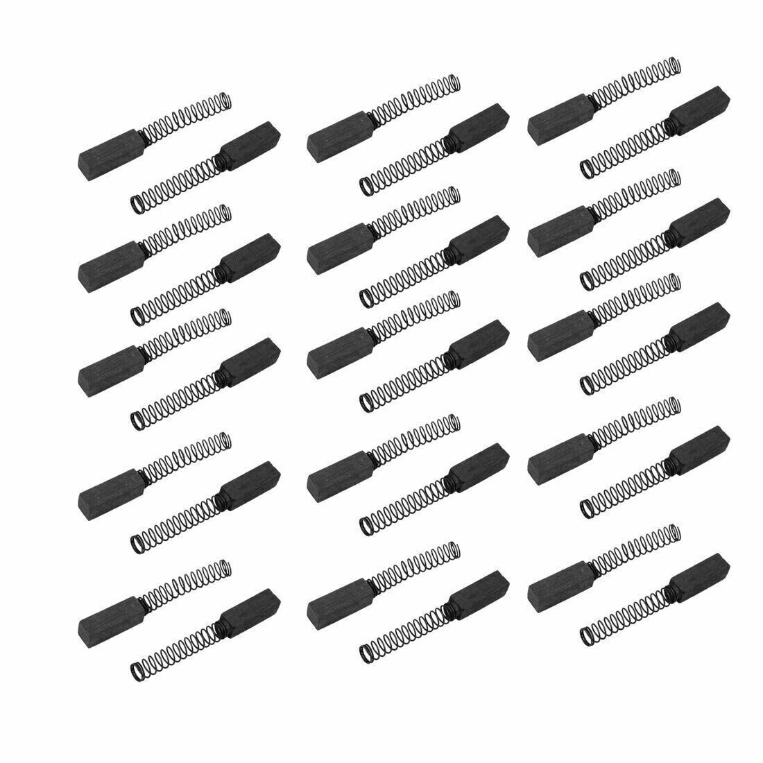 15 Pairs Replacement Carbon Brushes 4 x 4 x 13mm for Generic Electric Motor ✦KD