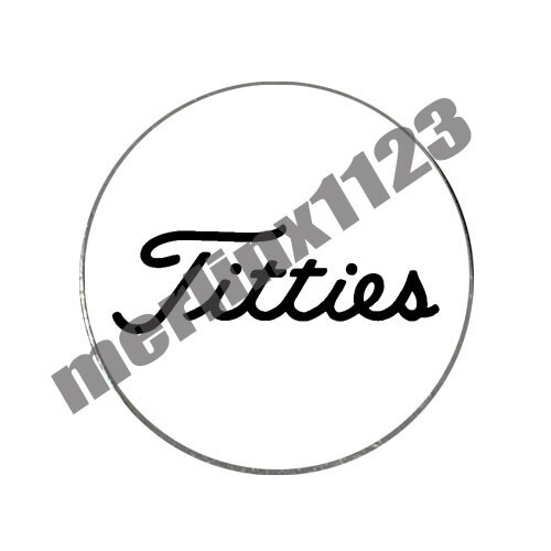 "Titties" Handmade Golf Ball Marker Novelty Gift