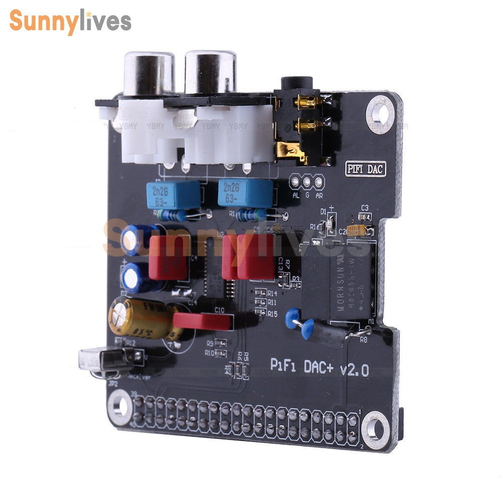 Audio Sound Card Module Board HIFI DAC I2S LED PCM5122 For Raspberry Pi 2 B+