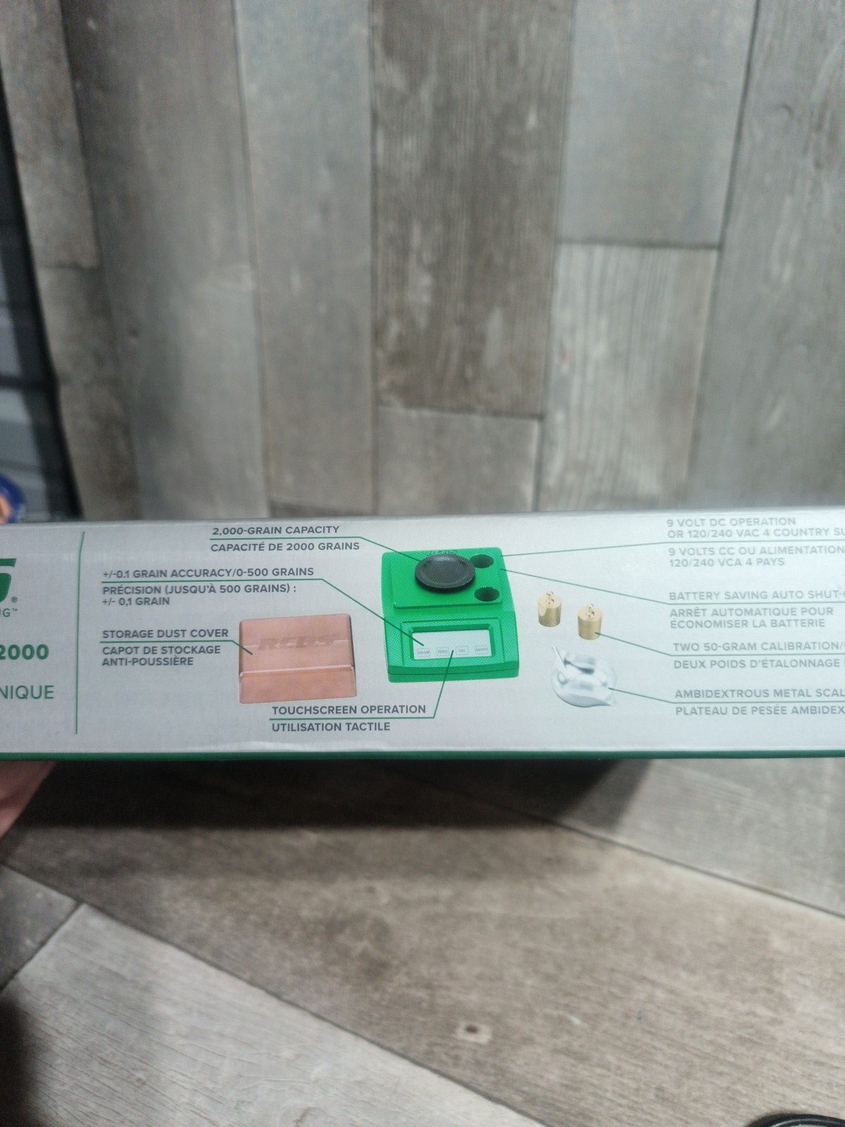 RCBS 98945 RangeMaster 2000 Electronic Reloading Scale 120/240V AC/9V DC Adapter
