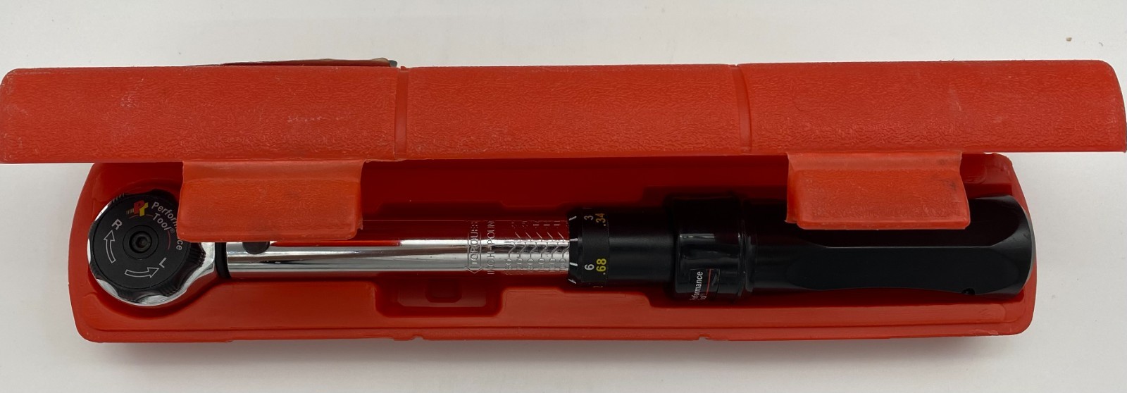 Performance Tool M197 3/8" Drive Click Type Torque Wrench with Case – Adjustable