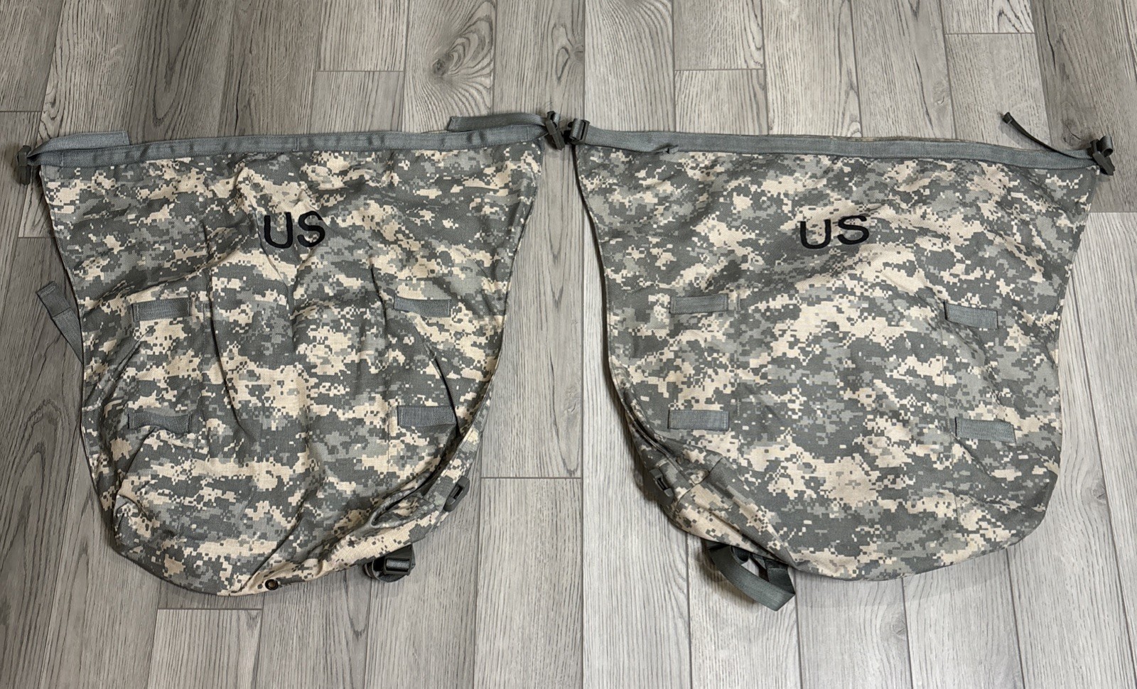 US Army JSLIST Chemical Suit Bag NSN 8465-01-540-9951 ACU Digital Camo Lot Of 2