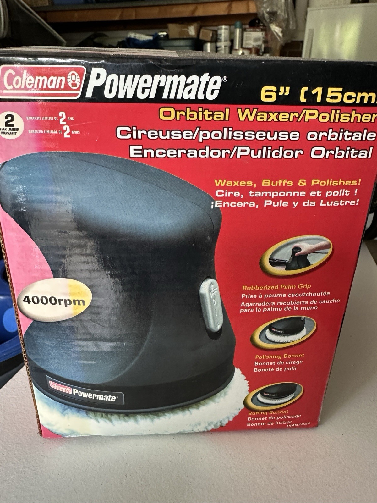 Coleman 6 inch Orbital Waxer Polisher #PMB7282 4000 RPM