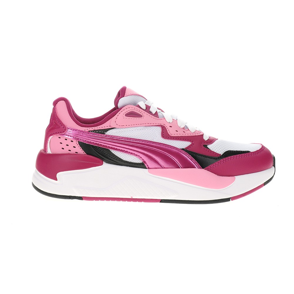 PUMA XRay Speed Metallic Lace Up  Womens Pink Sneakers Casual Shoes 40086001