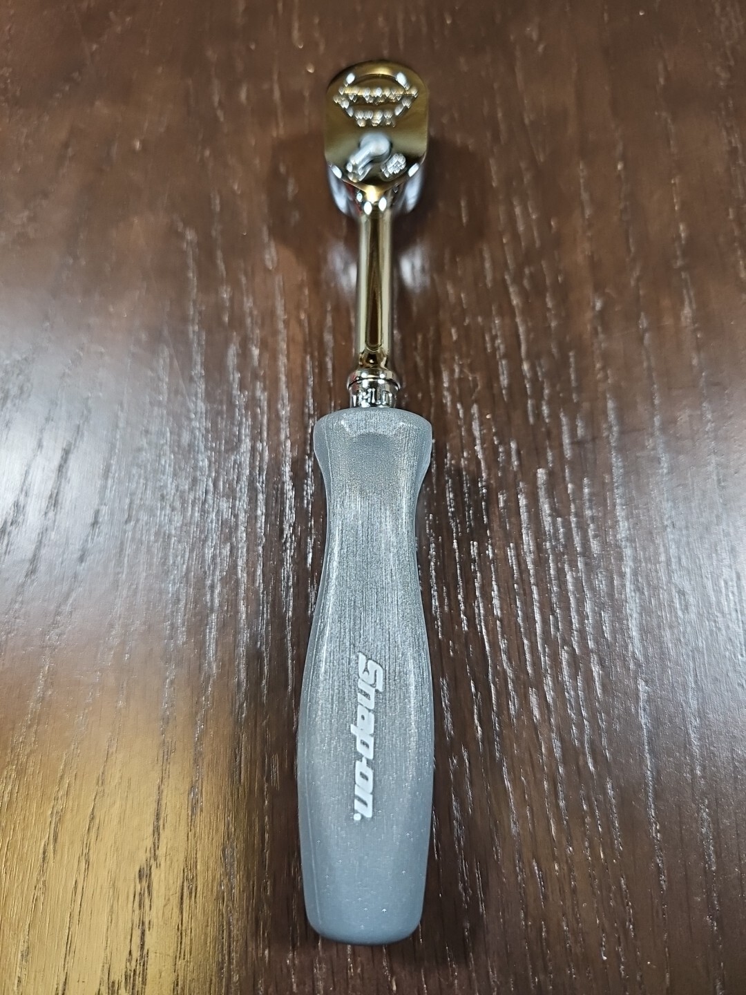 *New* Snap On 1/4" THLD72 GRAY Hard Handle Ratchet - FREE PRIORITY