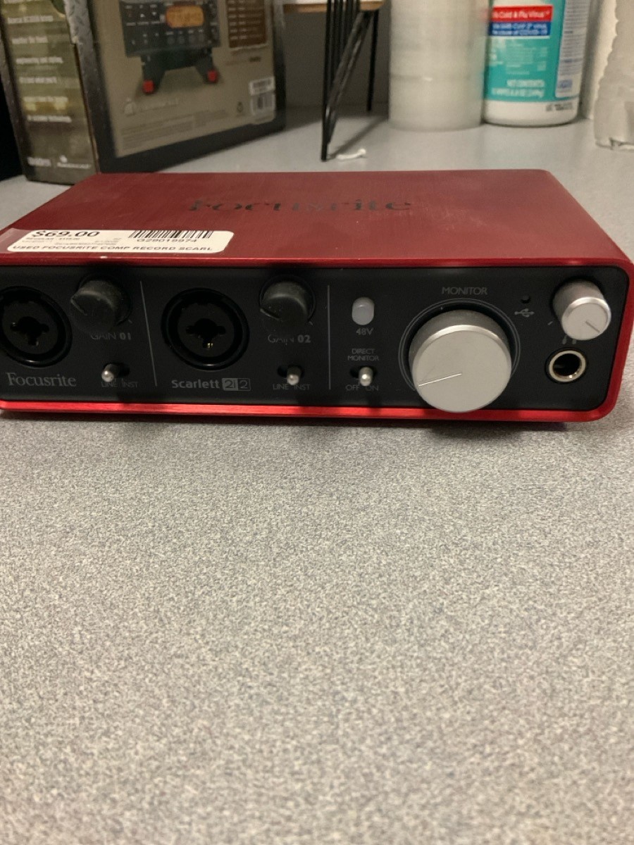 USED FOCUSRITE COMP RECORD SCARL (G29019974)