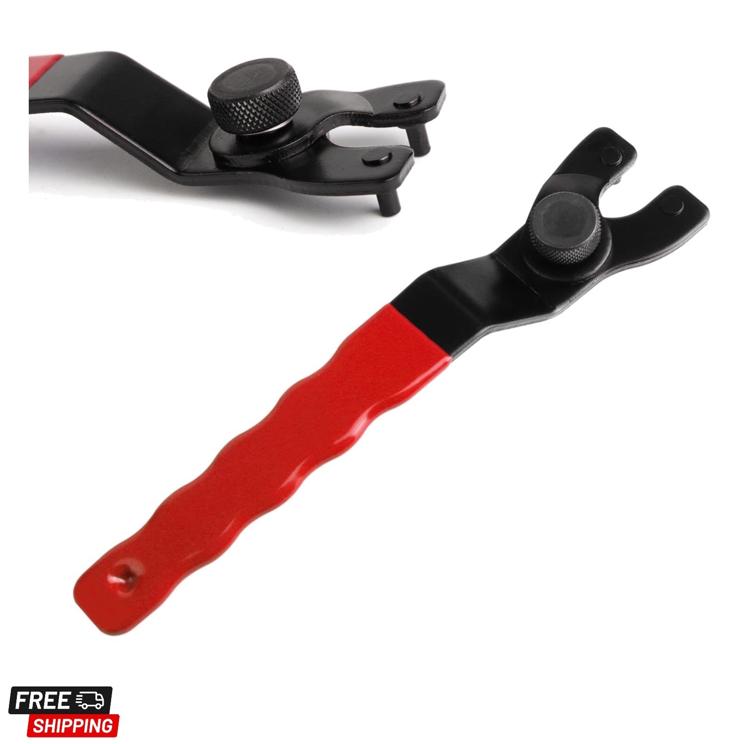 Pin Spanner,Spanner Wrench for Grinder,Adjustable Pin Wrench for Angle Grinde...