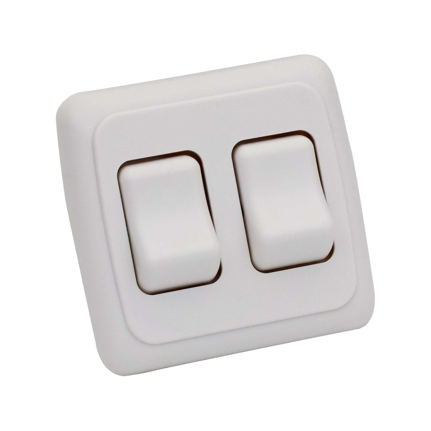Double SPST On-Off Switch with Bezel, Technology Components 12V Light Switch RV