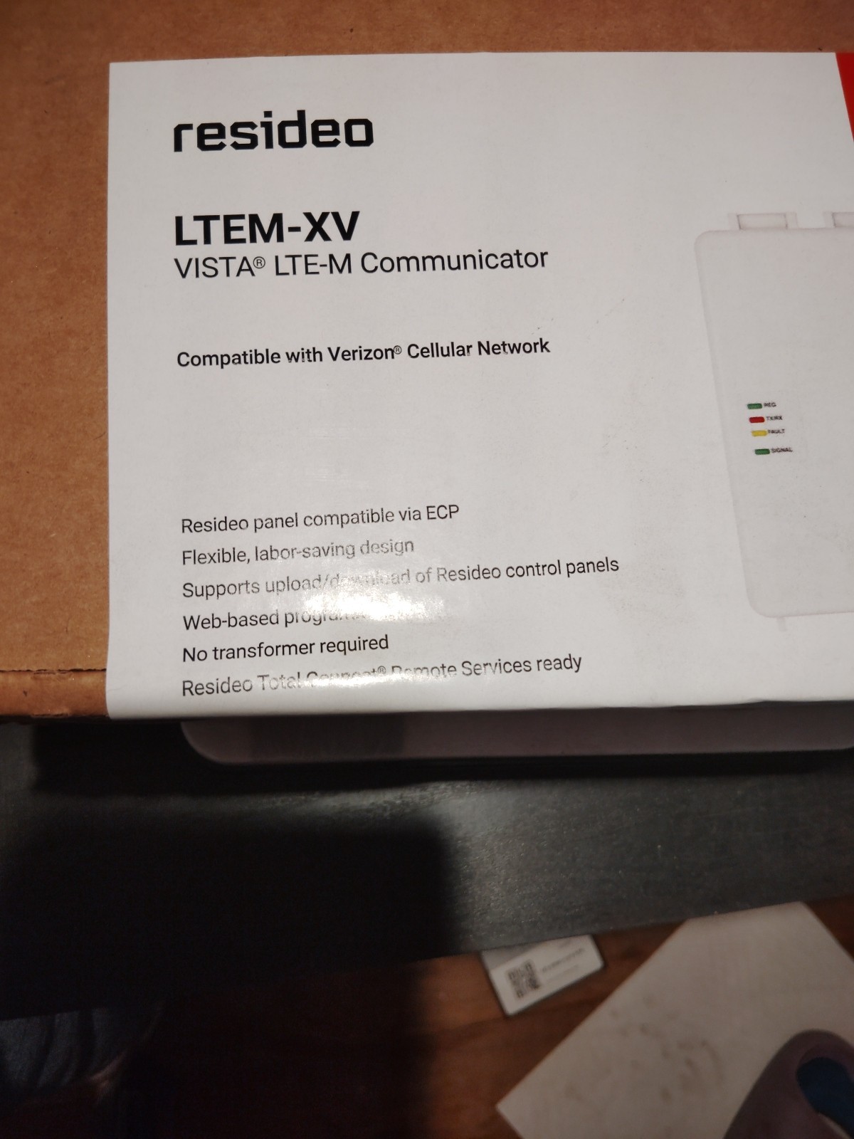 NEW SEALED Honeywell Resideo LTEM-XV VISTA LTE-M Alarm Communicator Verizon