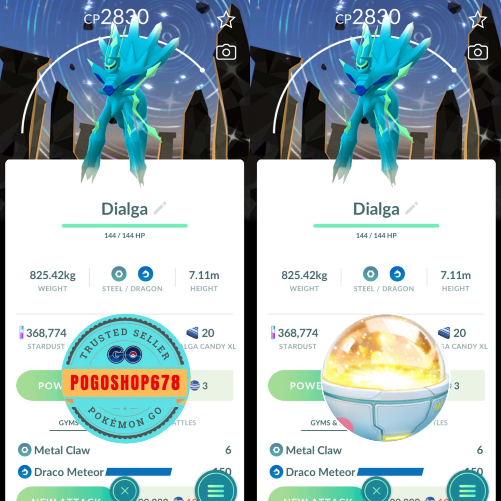 Pokémon PTC Go - Shiny Diagla Special Background Go Tour Kalos 2026 ✨