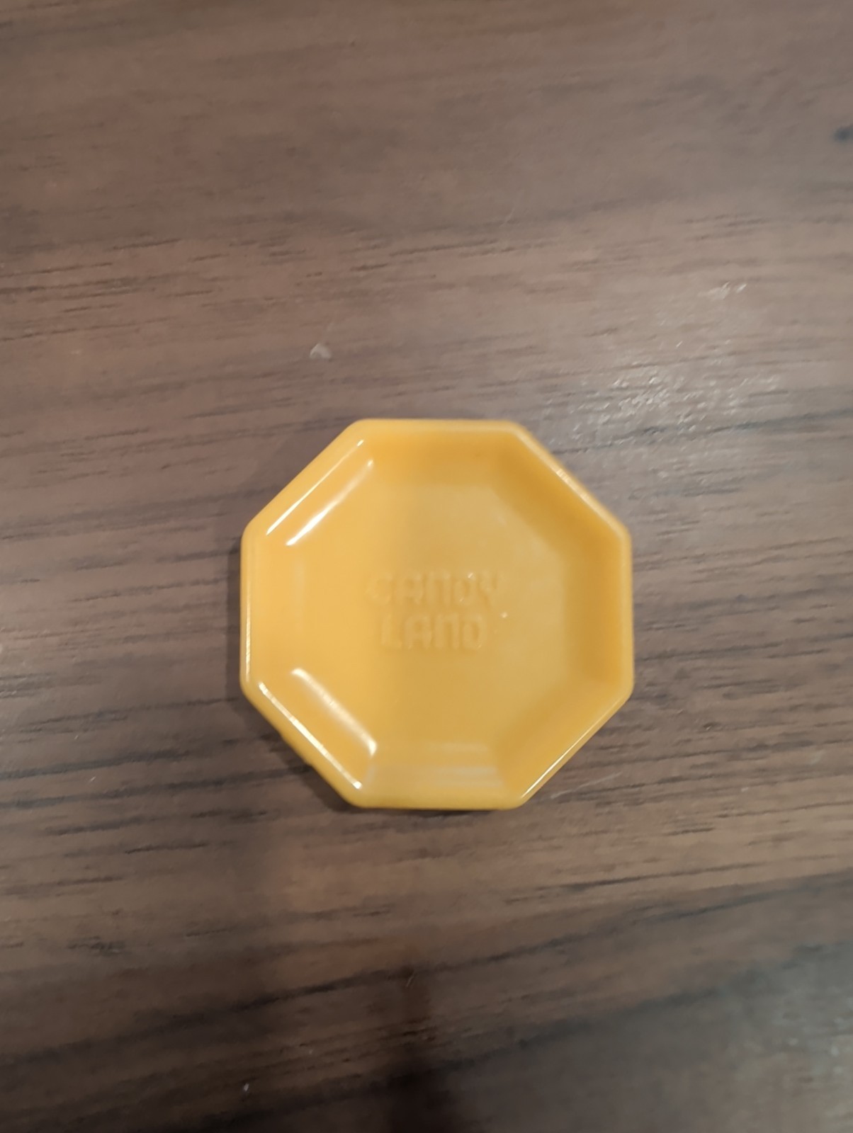 Candy Land Castle Replacement YELLOW OCTAGON Token Game Piece Part