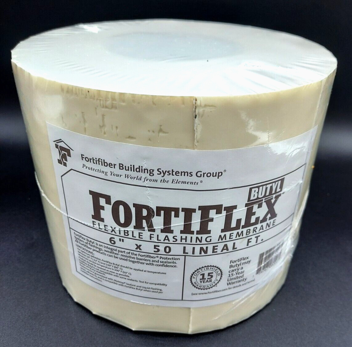 FortiFlex 6" x 50 Feet Butyl Window & Door Flashing Similar to Dupont FlexWrap