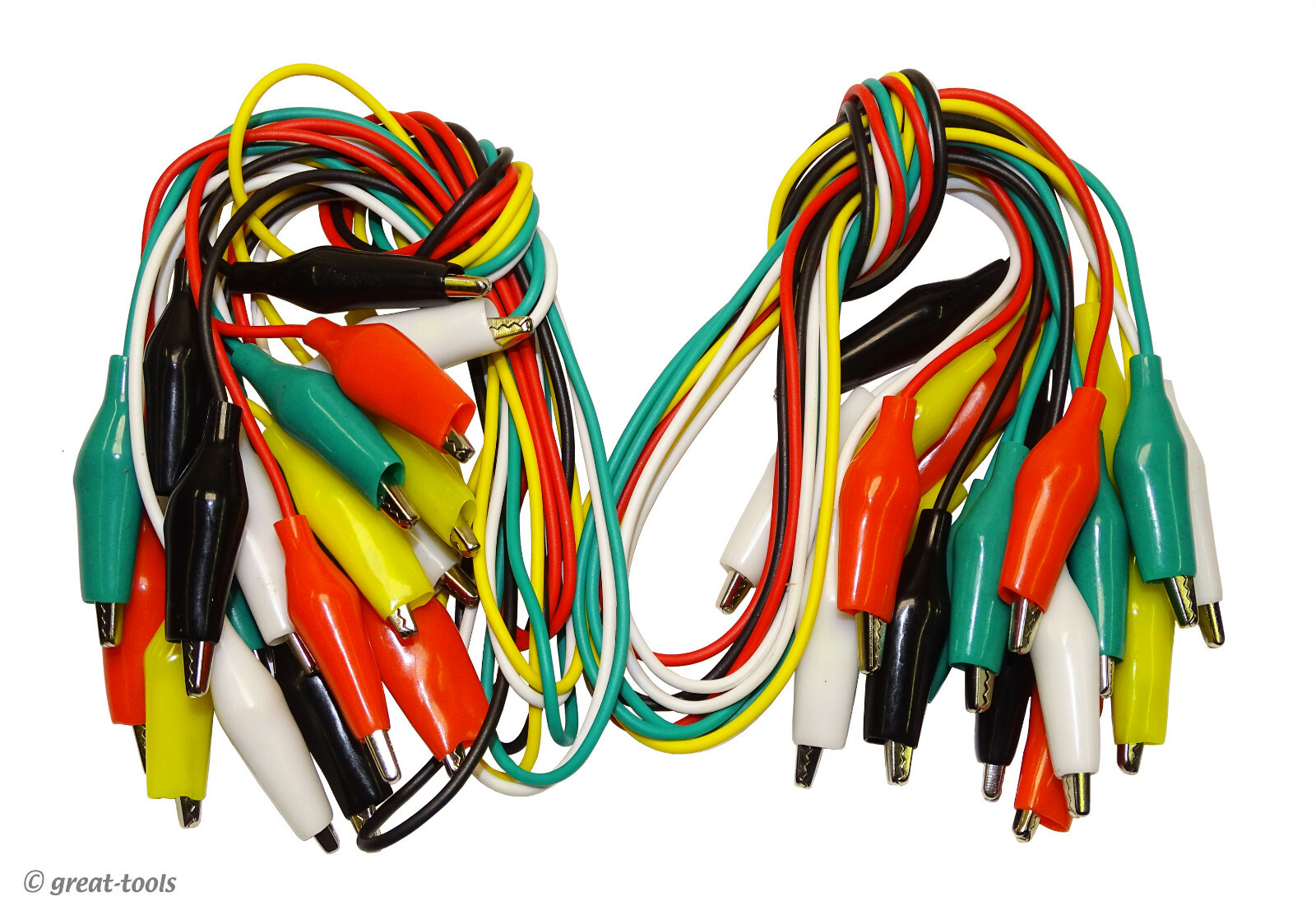 20-PC TEST LEAD SET – jumper wires – electronic project leads – diagnostic tools