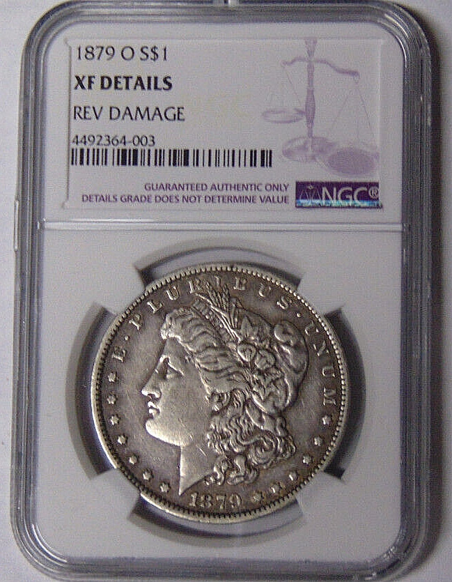NGC XF Detail 1879-O Morgan Silver Dollar New Orleans Mint #4492364-003
