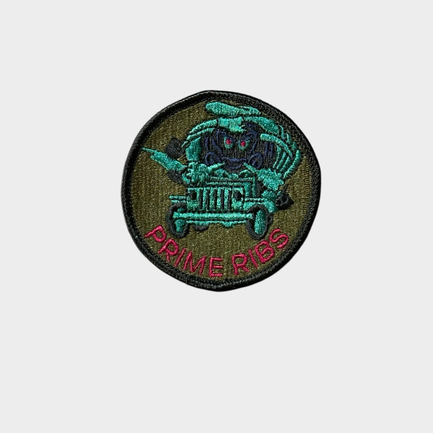 US Air Force USAF Civil Engineers Prime Ribs Vintage Embroidered Patch 2.75"