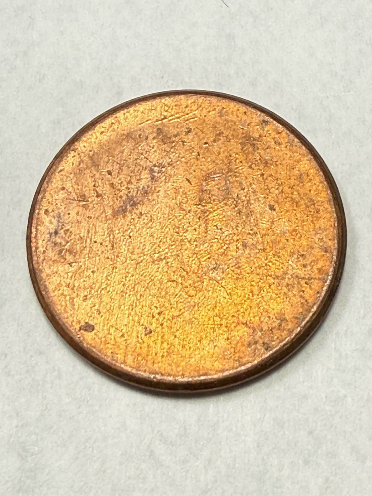 1982-2008 LINCOLN CENT- BLANK PLANCHET MINT ERROR- ZINC (.09OZ) PRICED TO SELL*