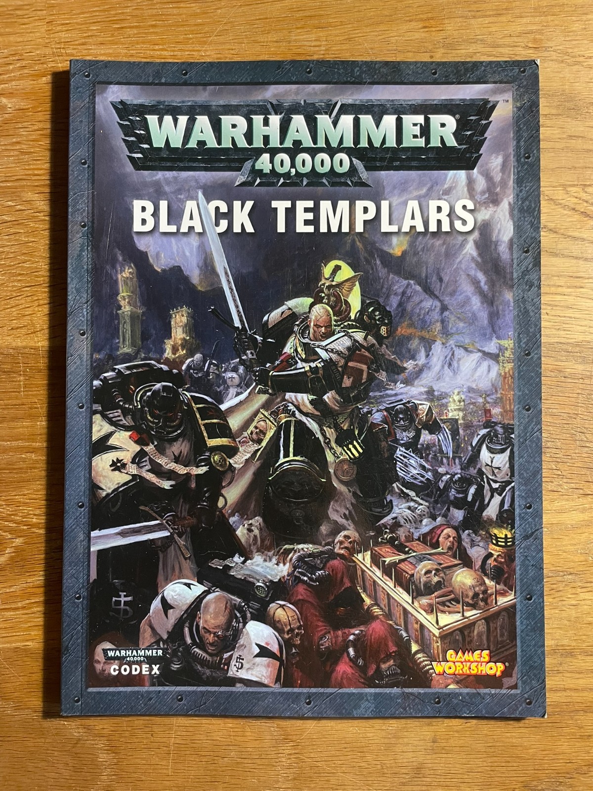 Games Workshop Warhammer 40k Black Templars Codex 4th Edition 2005 - excellent