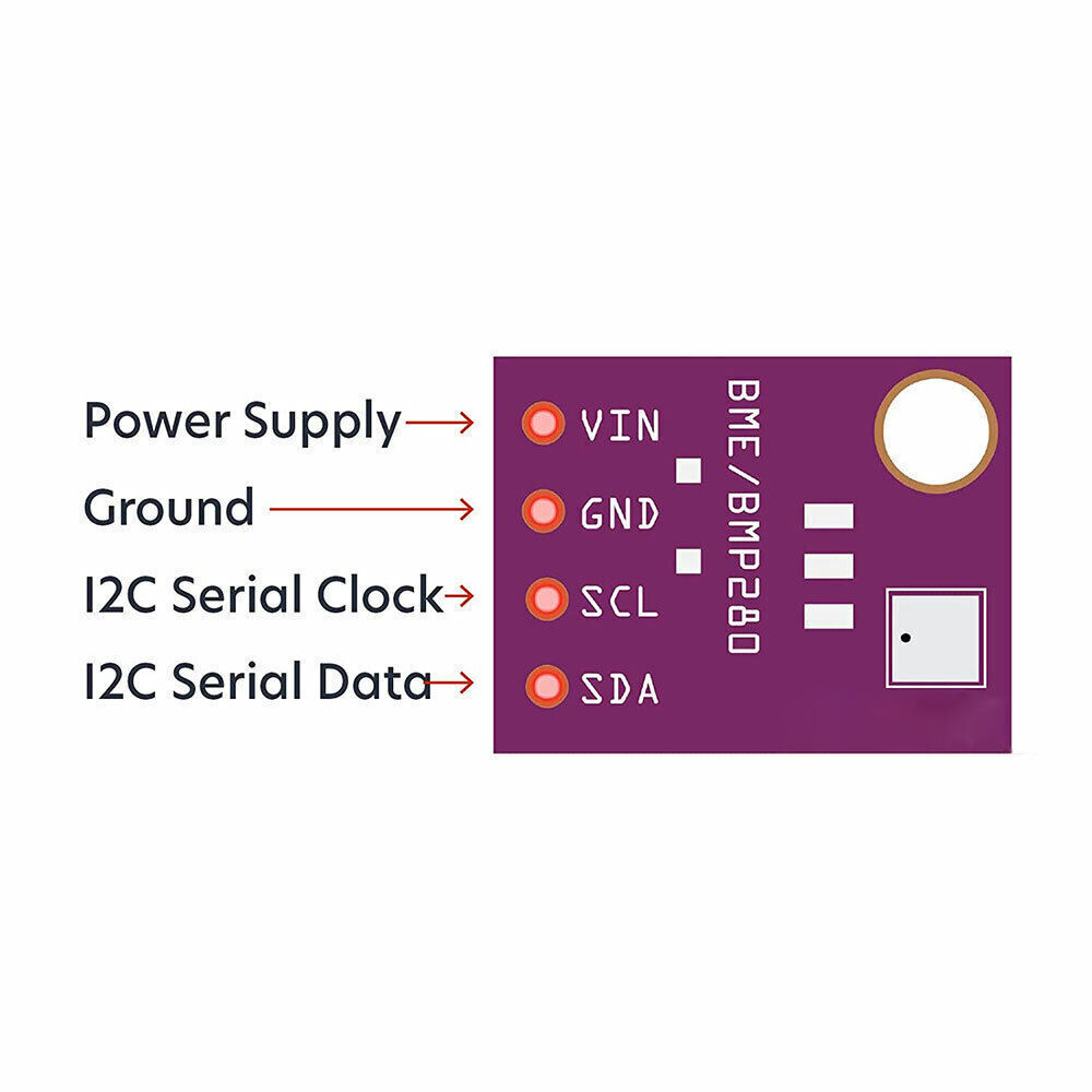 BME280/BMP280 Atmospheric Pressure Sensor Temperature Humidity Sensor Module