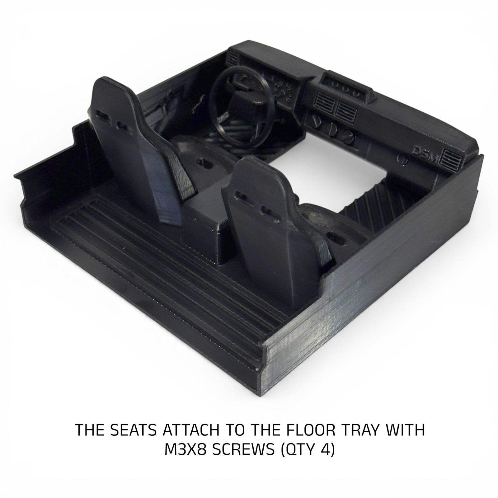 Interior Set - Fits Axial® SCX10 III 1987 Toyota SR5