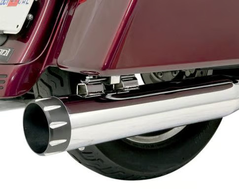 Bassani Manufacturing End Cap for 4in. Quick Change Series Slip-On - Straight Fl