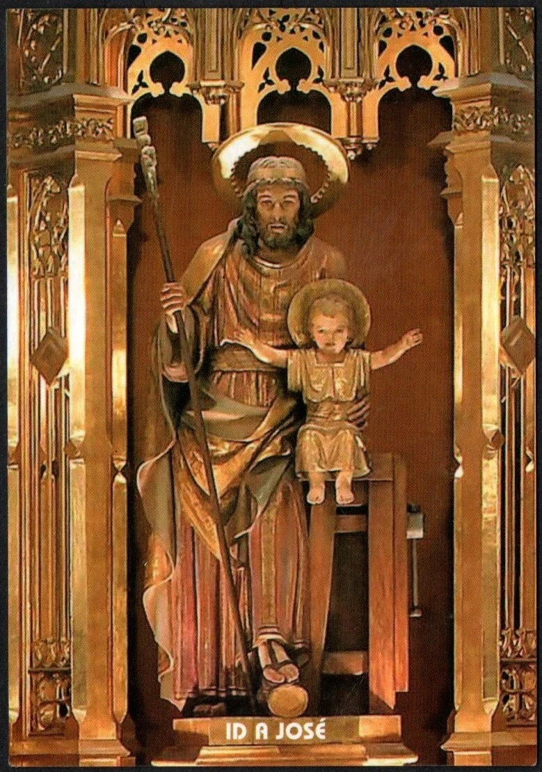 Holy card de San Jose santino image pieuses estampa