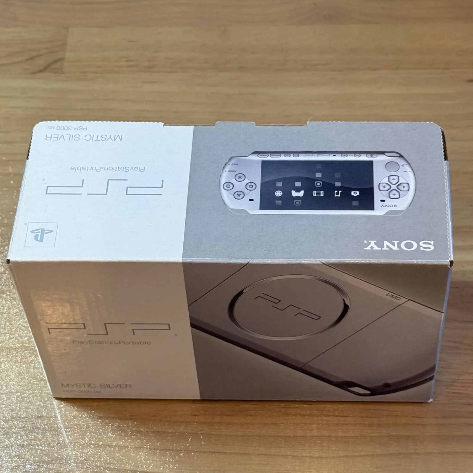 Sony PSP-3000 Mystic Silver Console Tested Working Region Free Japan Boxed