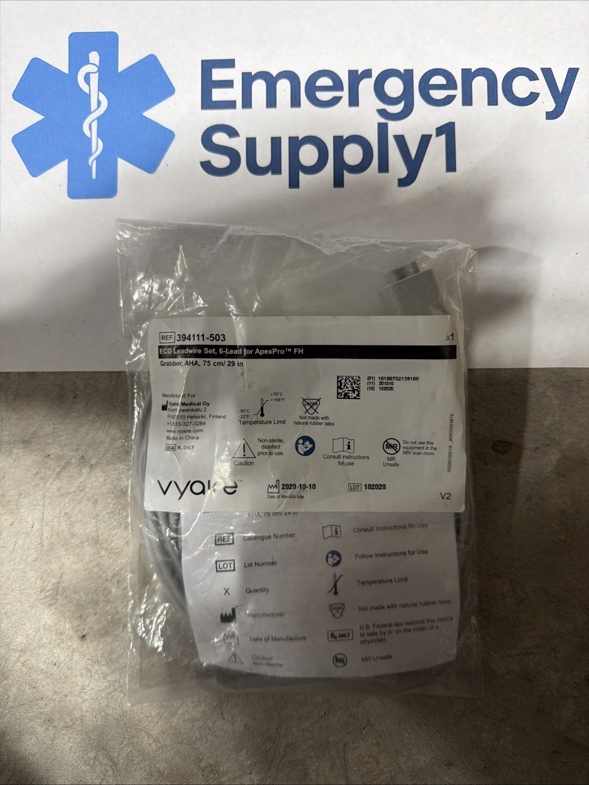 BRAND NEW Vyaire 394111-503 6-Lead ECG Monitor & 5-Lead ECG Patient Monitor EKG
