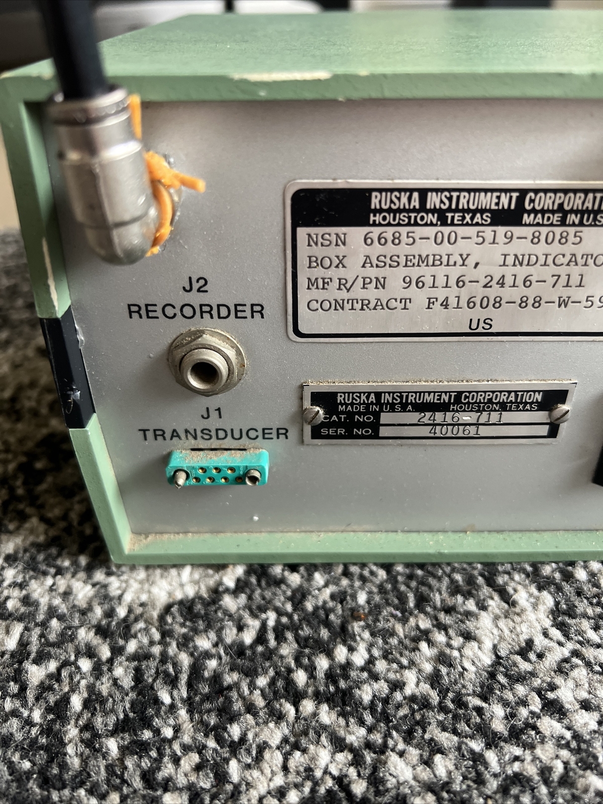 Ruska Differential Pressure Null Indicator 2416-711