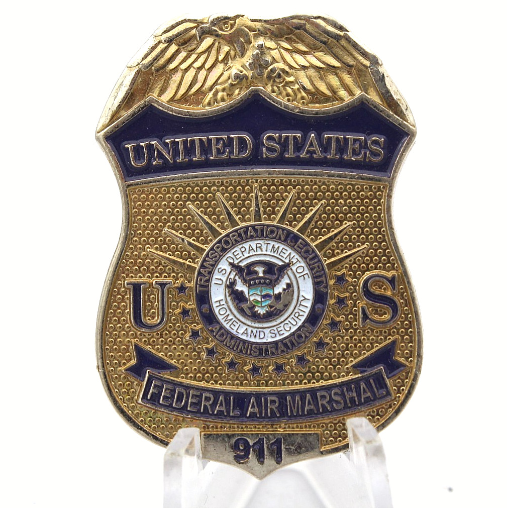US Federal Air Marshal 911 Challenge Coin 1.75" Copper