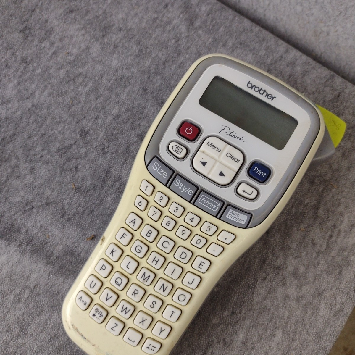 PT-H100 Brother P-Touch Handheld Label Maker Tested SEE VIDEO WORKING