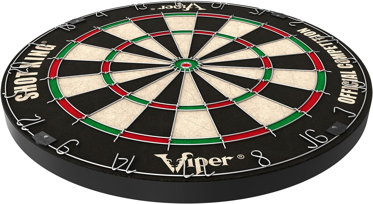 by GLD Products Shot King Regulation Bristle Steel Tip Dartboard Set with Bullse