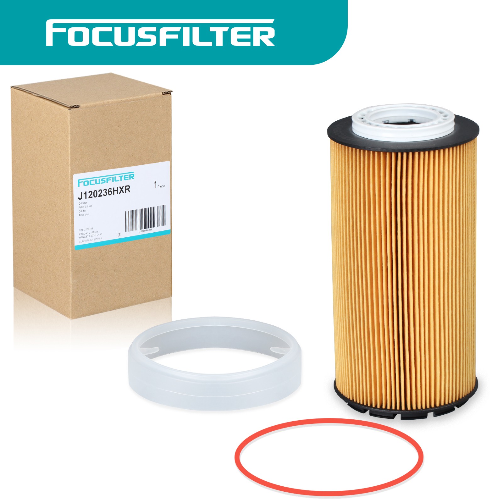 FOCUSFILTER 2234788 2234788PE Oil Filter Fits For PACCAR MX-13 Engine 2047411PE