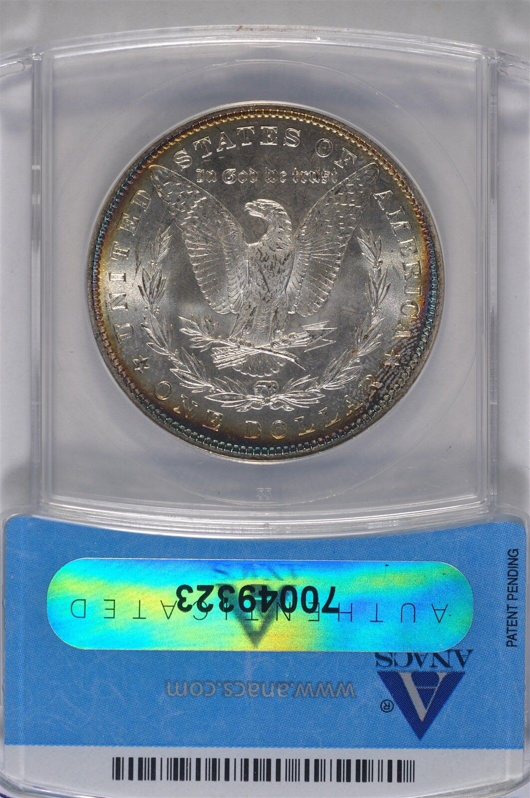 1884 $1 Morgan Silver Dollar ANACS MS66