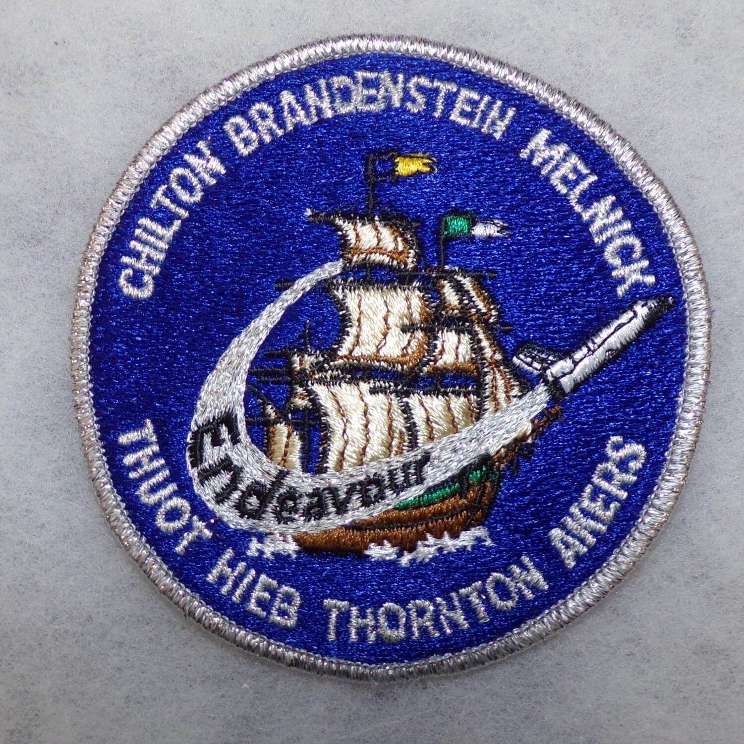 Original USA NASA Space Shuttle Endeavor STS-49 Embroidered Patch 1992