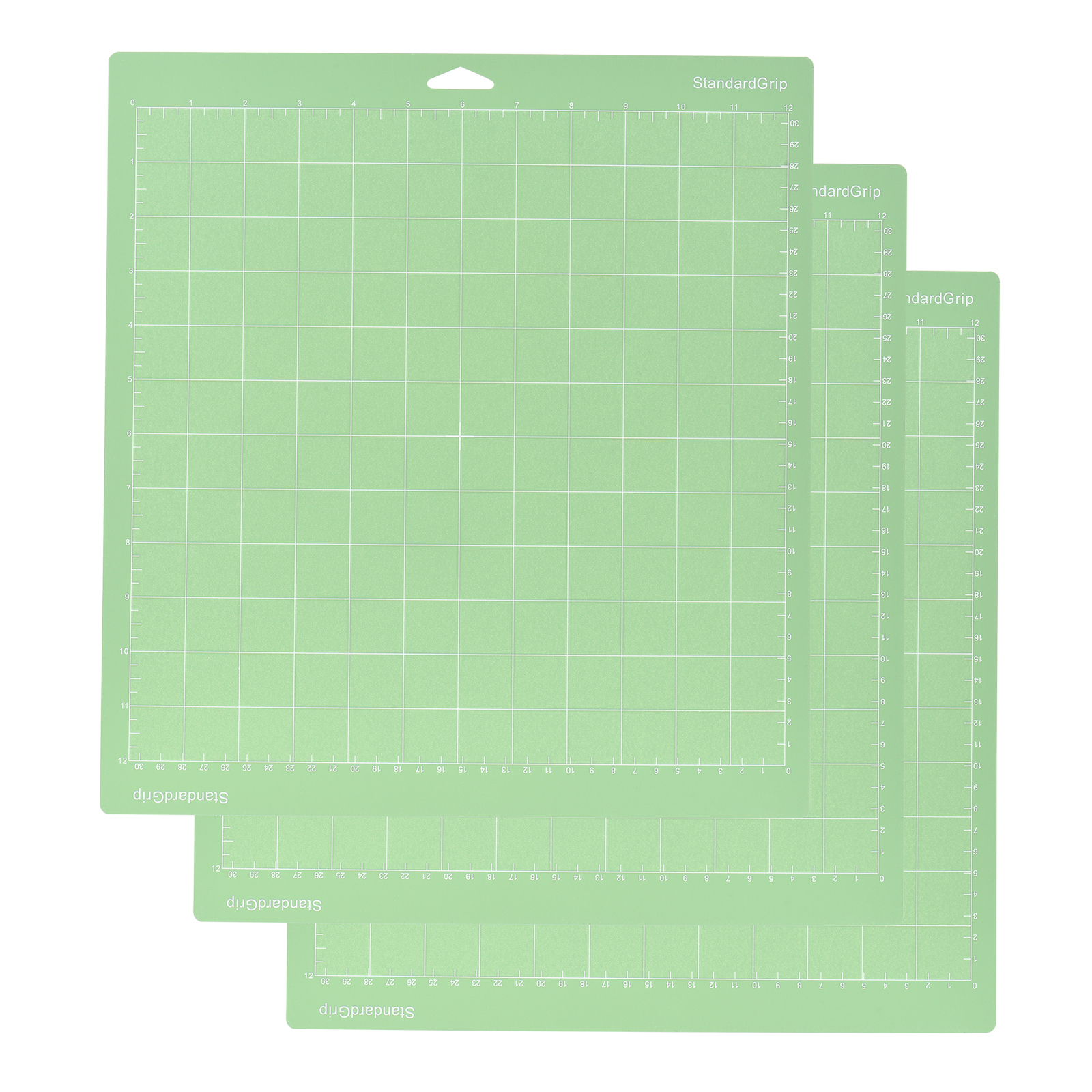 3PCS 12*12 Inch Replacement Cutting Mat Adhesive  Gridded Cutting F0G2