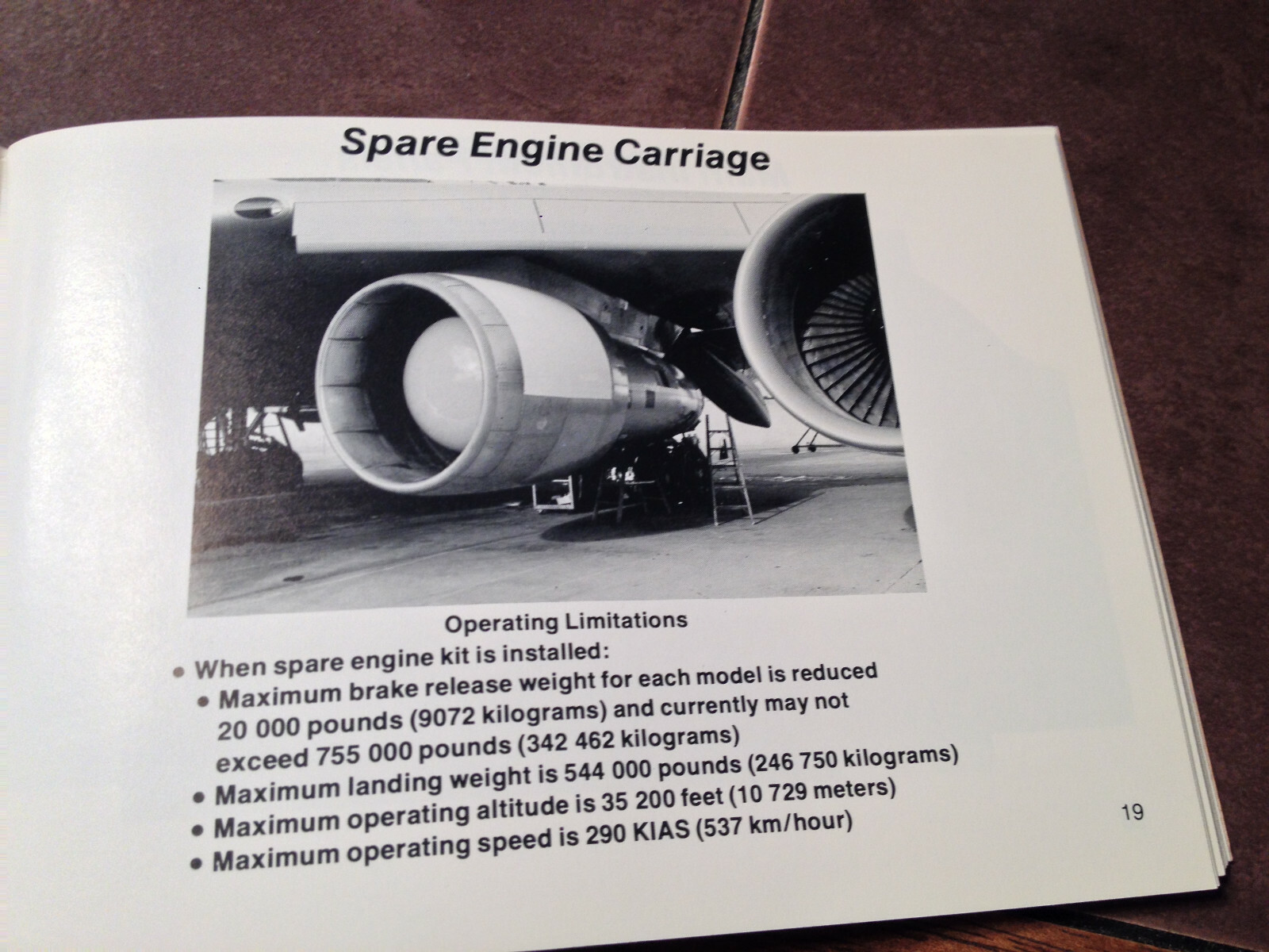 Boeing 747 Technical Reference Data Handbook Manual