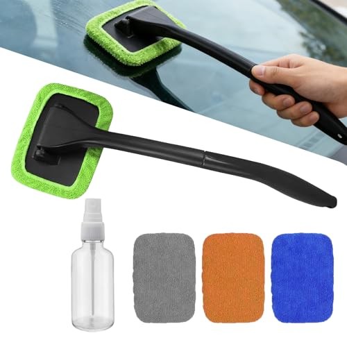 Windshield Cleaner Tool, Windshield Cleaning Tool, Car Window Cleaner with 4