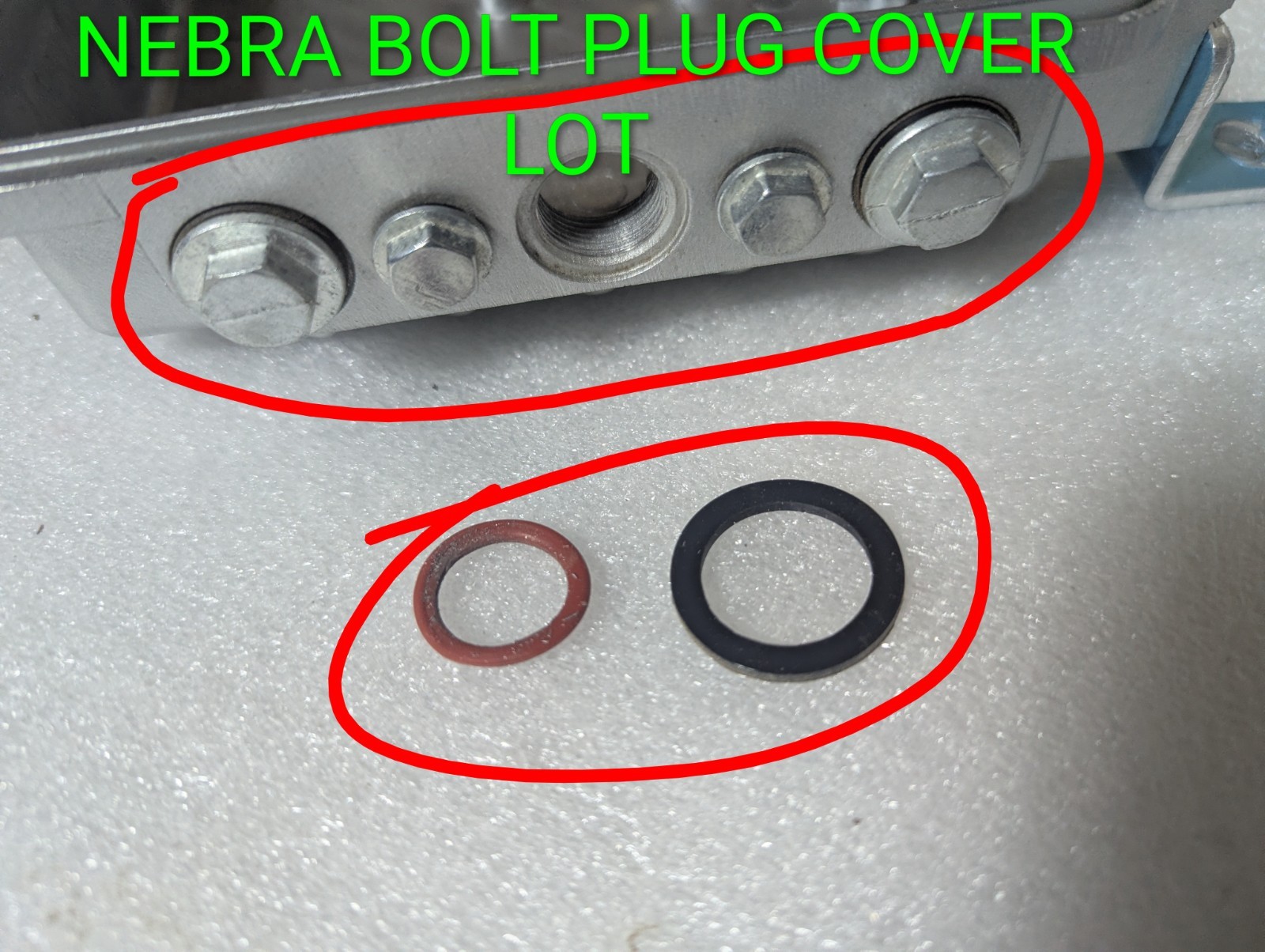 Nebra Miner Cover Bolt Hole Plug Seal Washer Gasket Screw Thread Cap 2Sizes Part
