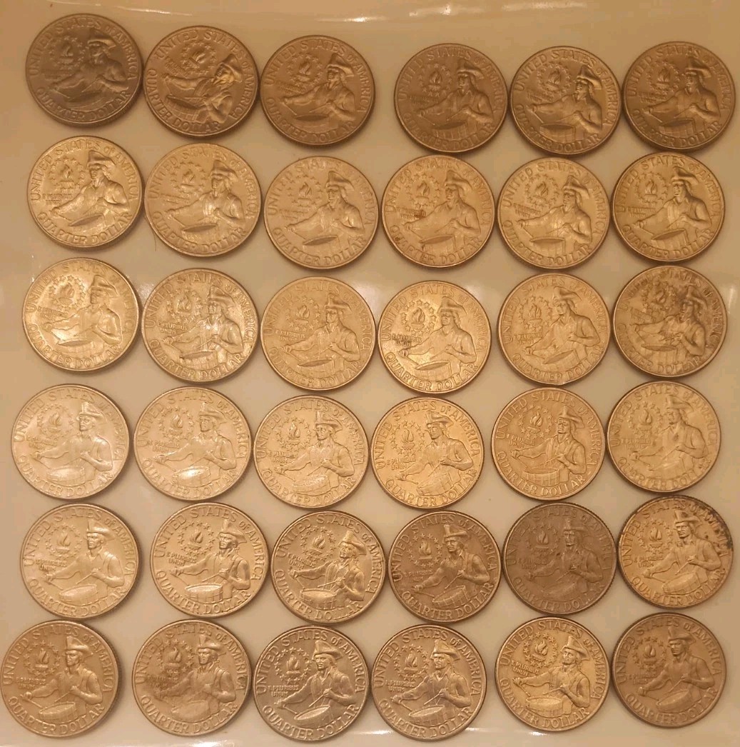 25C U.S. Coin Bicentennial Quarter [PRICE FOR ONE COIN]
