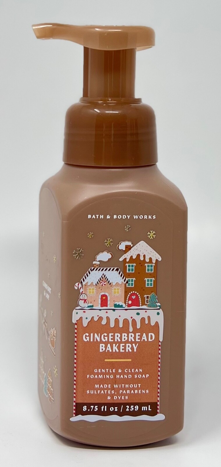 1 BATH & BODY WORKS GINGERBREAD BAKERY GENTLE CLEAN FOAMING HAND SOAP WASH PUMP