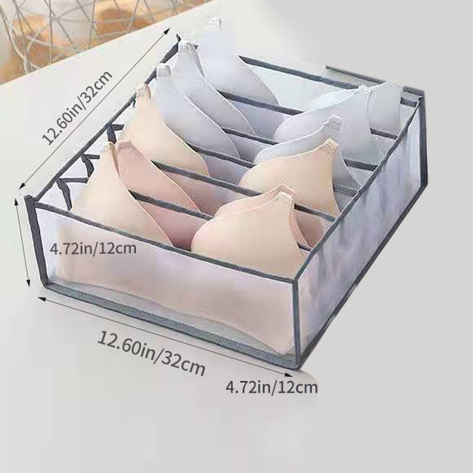 2X Underwear Bra Socks Organizer Storage, Washable, Foldable Schu9116